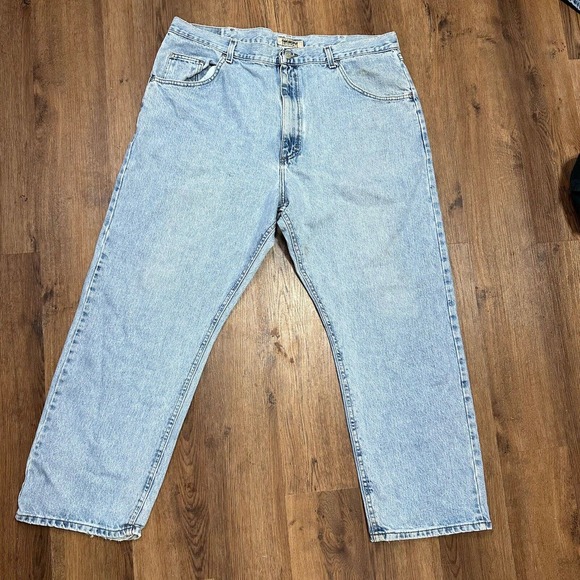 Wrangler Jeans Men Size 38 Blue Hero Original Mid Rise Zip‎ Workwear Denim - Picture 1 of 12